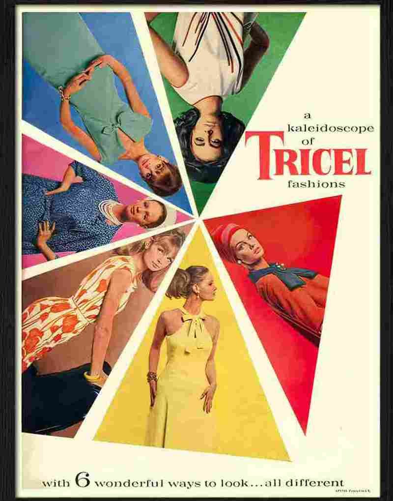 K tricel fashion advert 2 Advert A4 Photo Print
