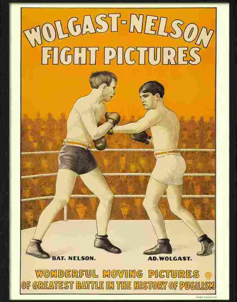 K wolgast nelson fight pictures boxing 2 Advert A4 Photo Print