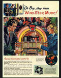 K wurlitzer jukebox 2 Advert A4 Photo Print