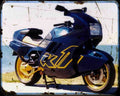 K1 88 A4 Photo Print Motorbike Vintage Aged