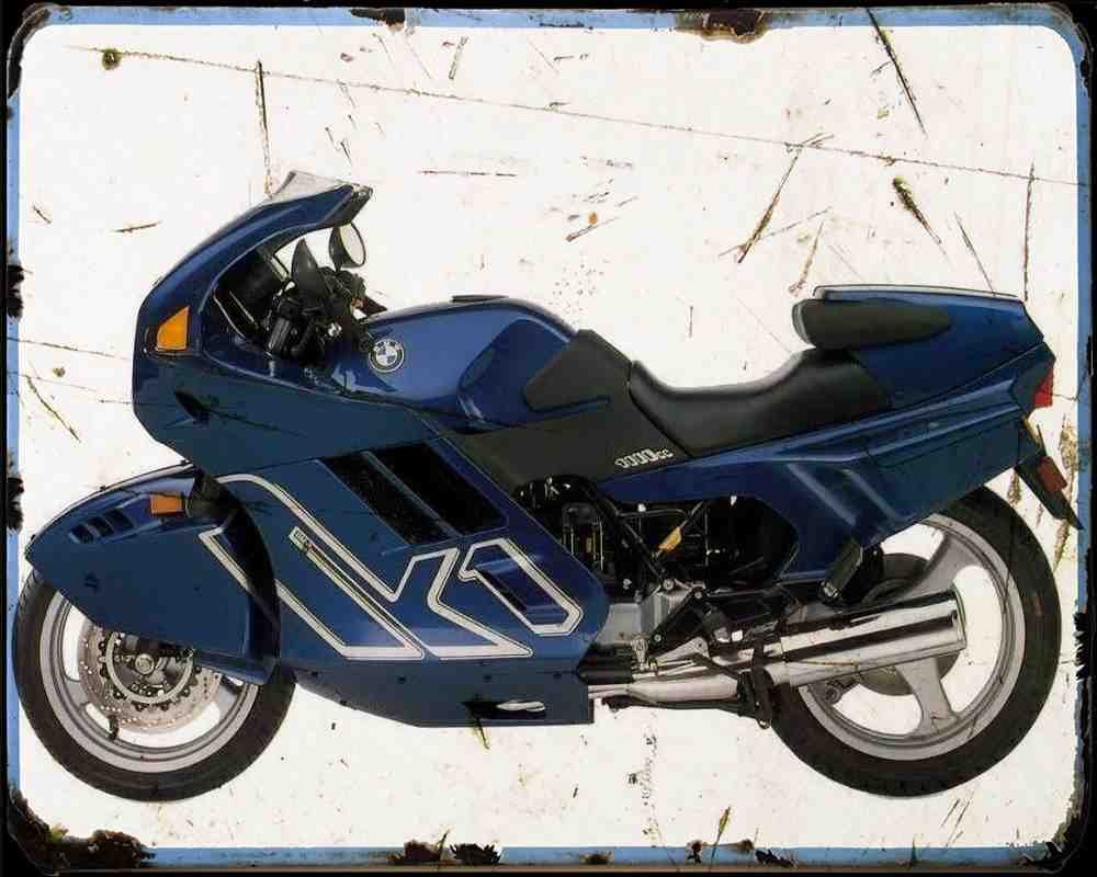 K1 92 A4 Photo Print Motorbike Vintage Aged