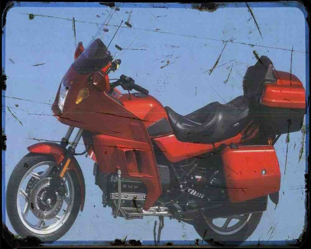 K100Lt 90 A4 Photo Print Motorbike Vintage Aged