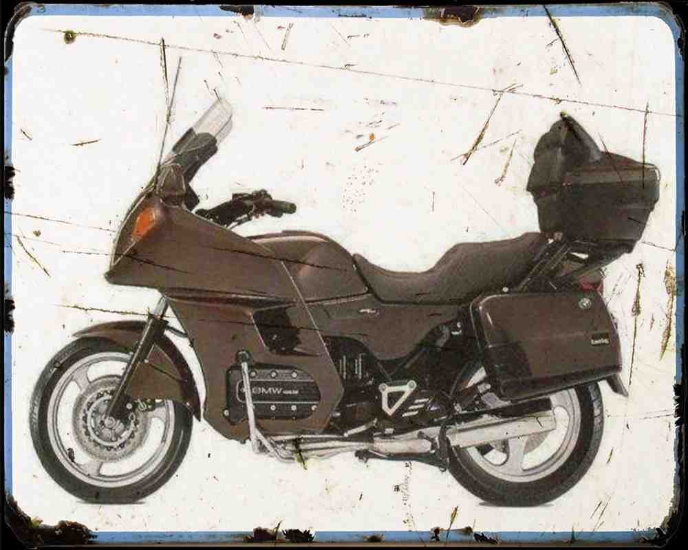 K1100Lt Se 94 2 A4 Photo Print Motorbike Vintage Aged