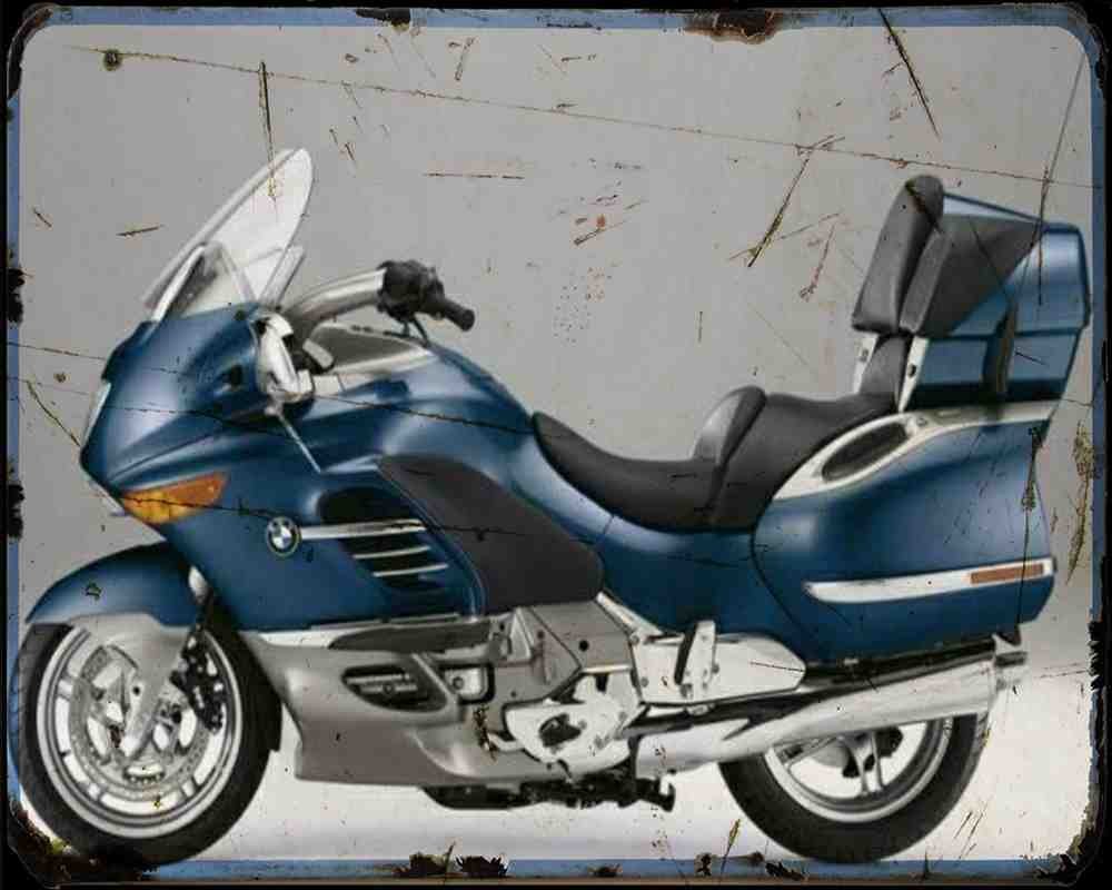 K1200Lt 07 A4 Photo Print Motorbike Vintage Aged