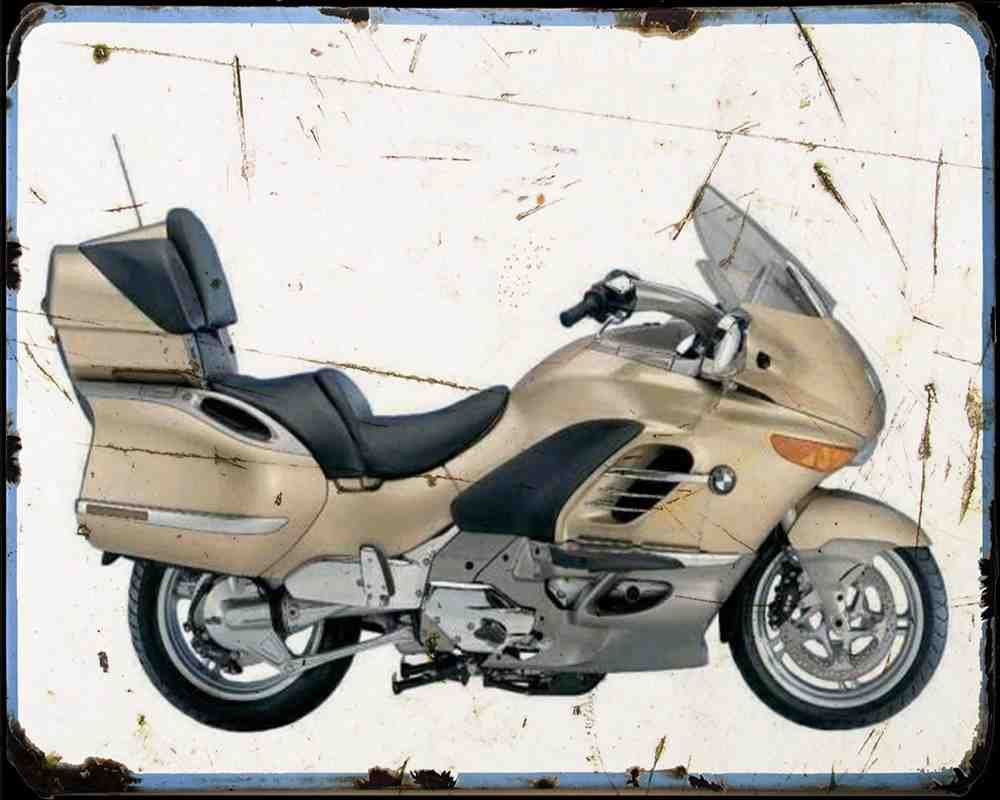 K1200Lt Ex 03 1 A4 Photo Print Motorbike Vintage Aged