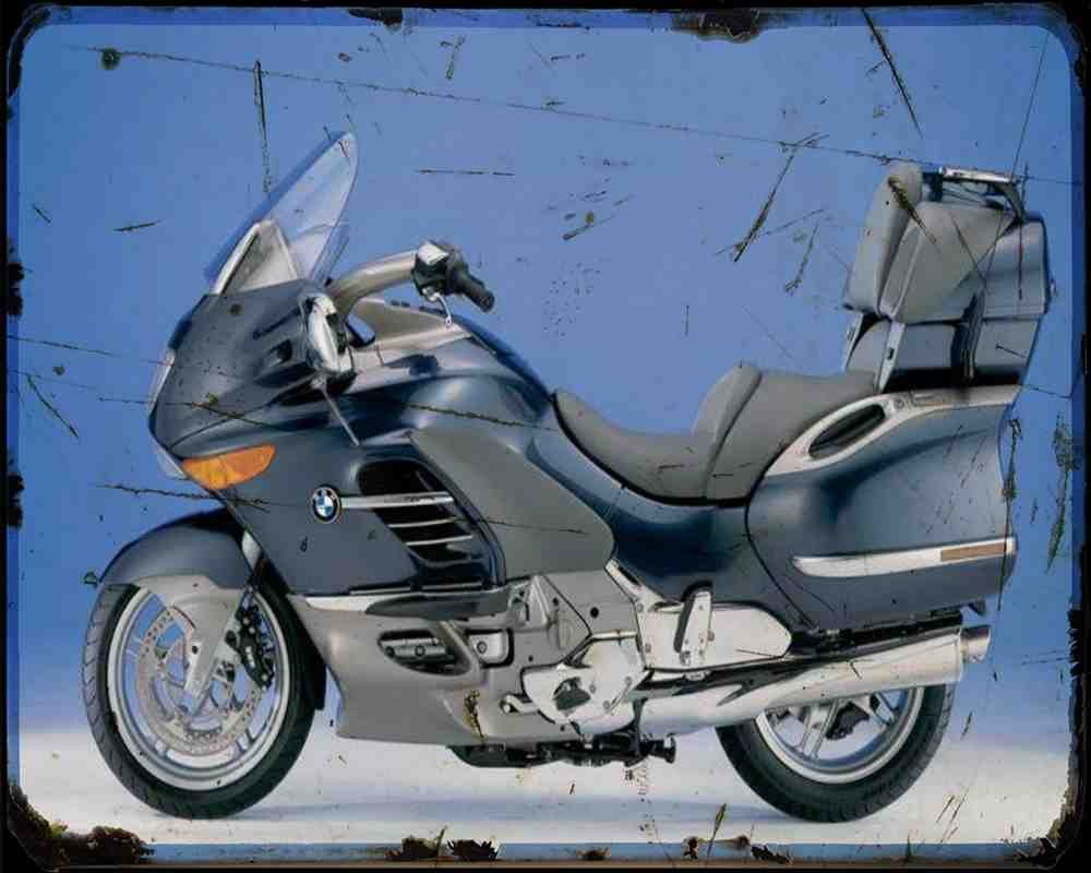 K1200Lt Ex 03 A4 Photo Print Motorbike Vintage Aged