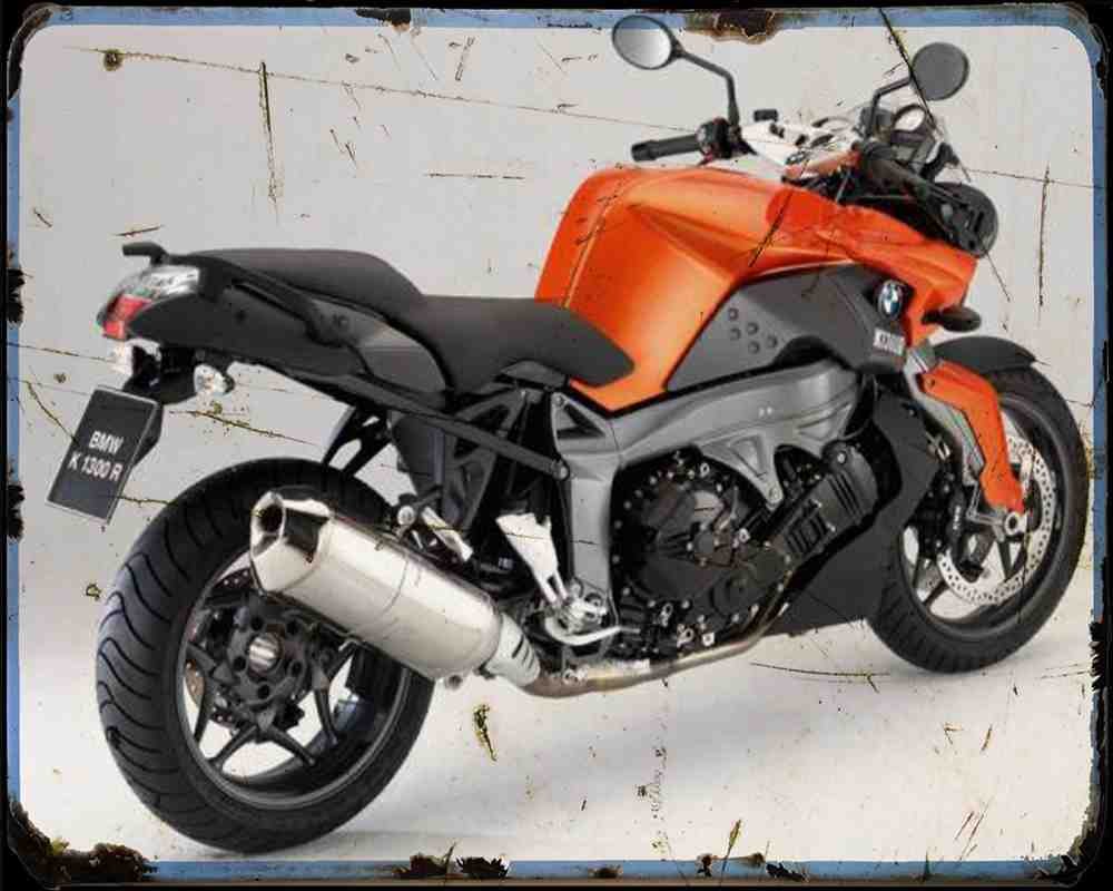 K1300R 09 1 A4 Photo Print Motorbike Vintage Aged