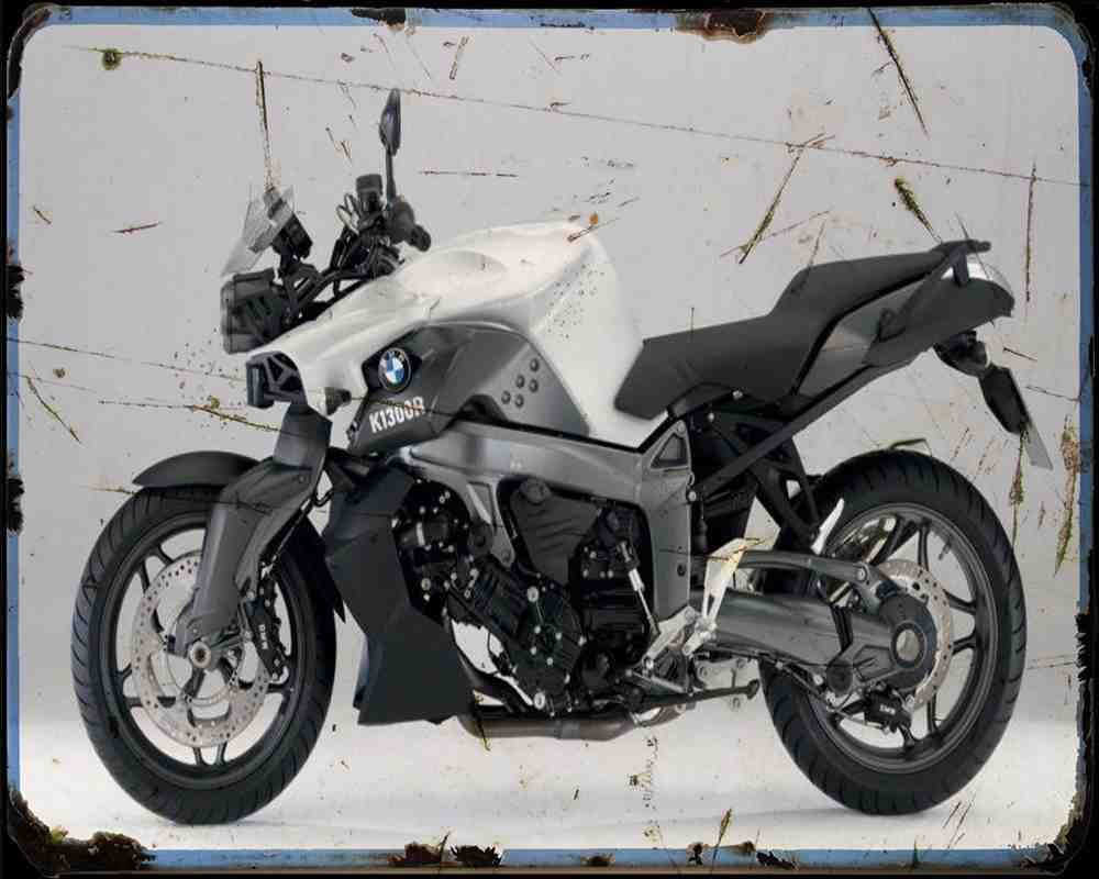 K1300R 09 3 A4 Photo Print Motorbike Vintage Aged