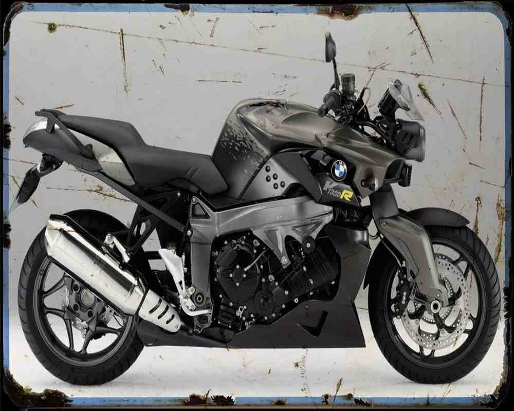 K1300R 12 A4 Photo Print Motorbike Vintage Aged