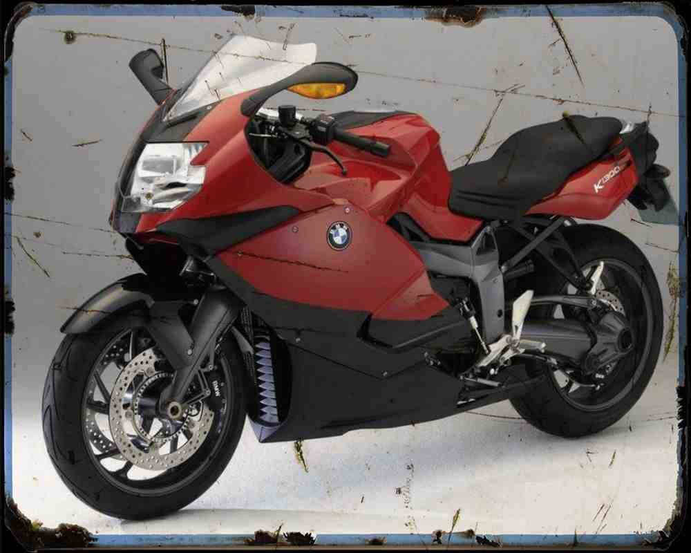 K1300S 11 4 A4 Photo Print Motorbike Vintage Aged
