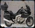 K1600Gtl 15 A4 Photo Print Motorbike Vintage Aged