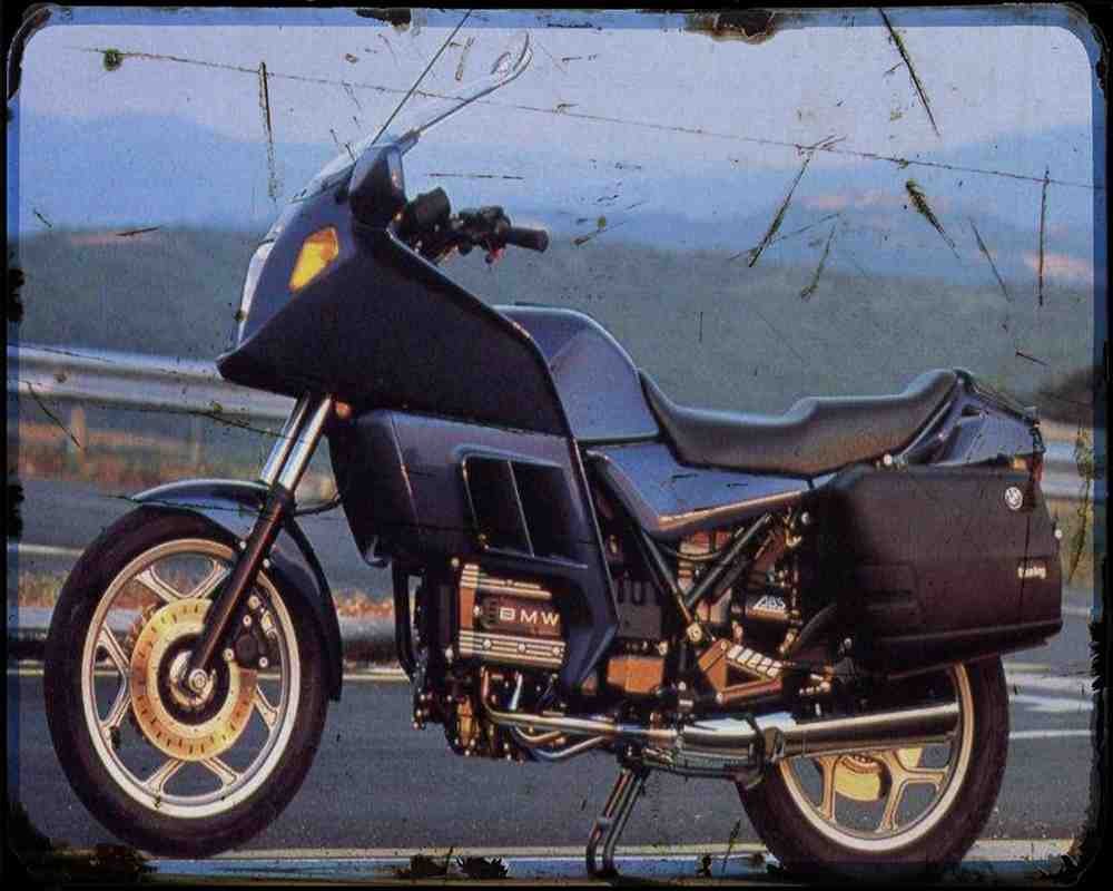 K75Rt 90 A4 Photo Print Motorbike Vintage Aged