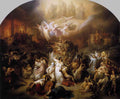 KAULBACH Wilhelm von The Destruction Of Jerusalem By Titus Art A4 Photo Print