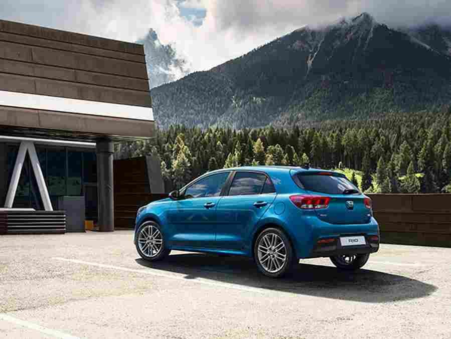 KIA Rio 6839 13 Car A4 Photo Print