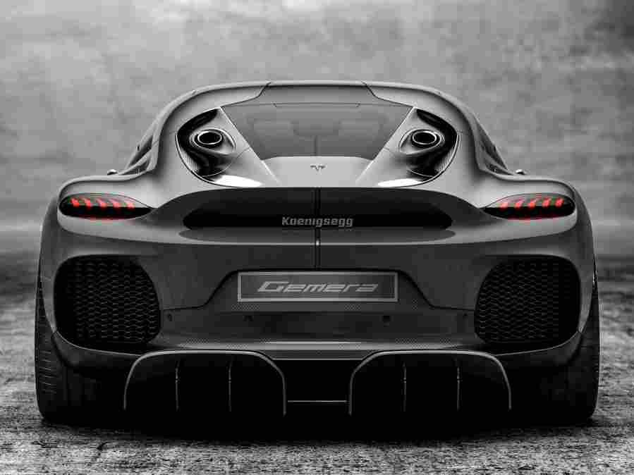 KOENIGSEGG Gemera 6767 12 Car A4 Photo Print