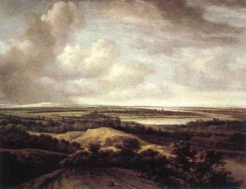 KONINCK Philips Panorama View Of Dunes And A River A4 Photo Print
