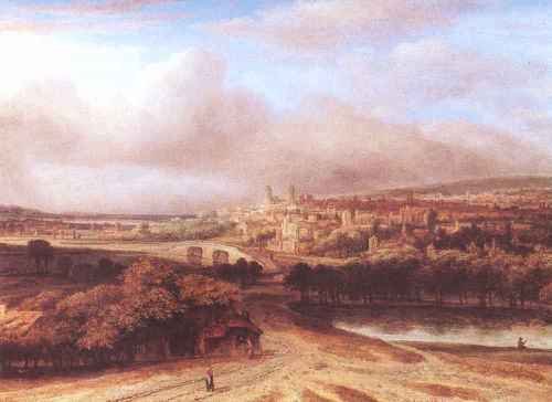 KONINCK Philips Village On A Hill A4 Photo Print