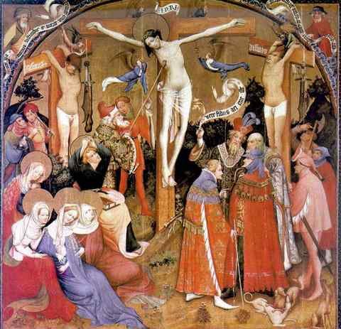 KONRAD von Soest The Crucifixion A4 Photo Print