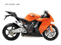 KTM 1190 RC8 2008 motorbike A4 Photo Print
