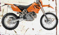 KTM 525MXC 2004 Aged Vintage A4 Photo Print