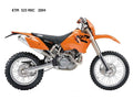 KTM 525MXC 2004 motorbike A4 Photo Print