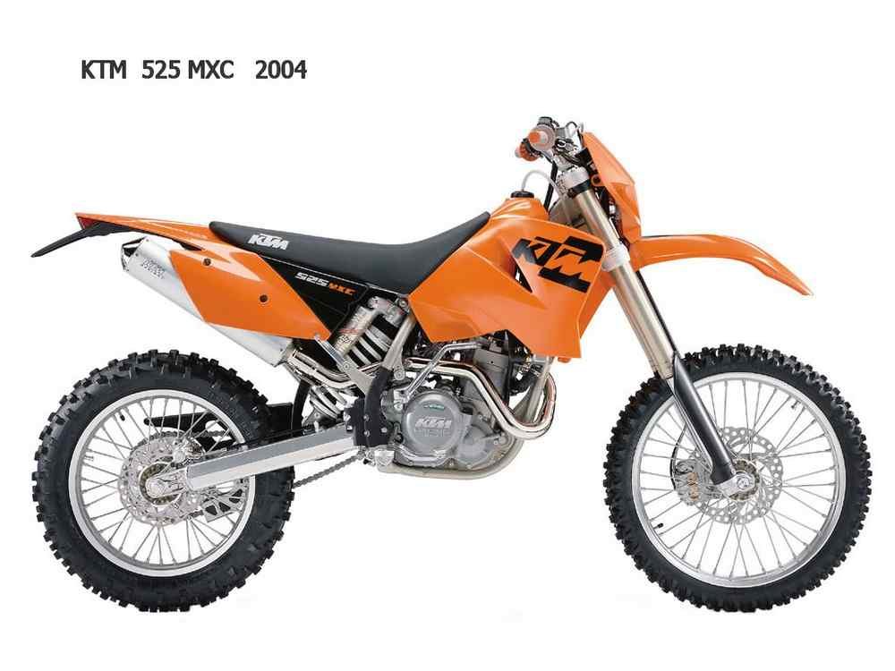 KTM 525MXC 2004 motorbike A4 Photo Print