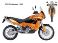 KTM 950 Adventure 2003 motorbike A4 Photo Print