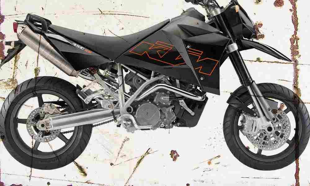 KTM 950SM 2005 Aged Vintage A4 Photo Print