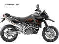 KTM 950SM 2005 motorbike A4 Photo Print