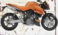KTM 990 Duke 2004 Aged Vintage A4 Photo Print