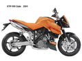 KTM 990 Duke 2004 motorbike A4 Photo Print
