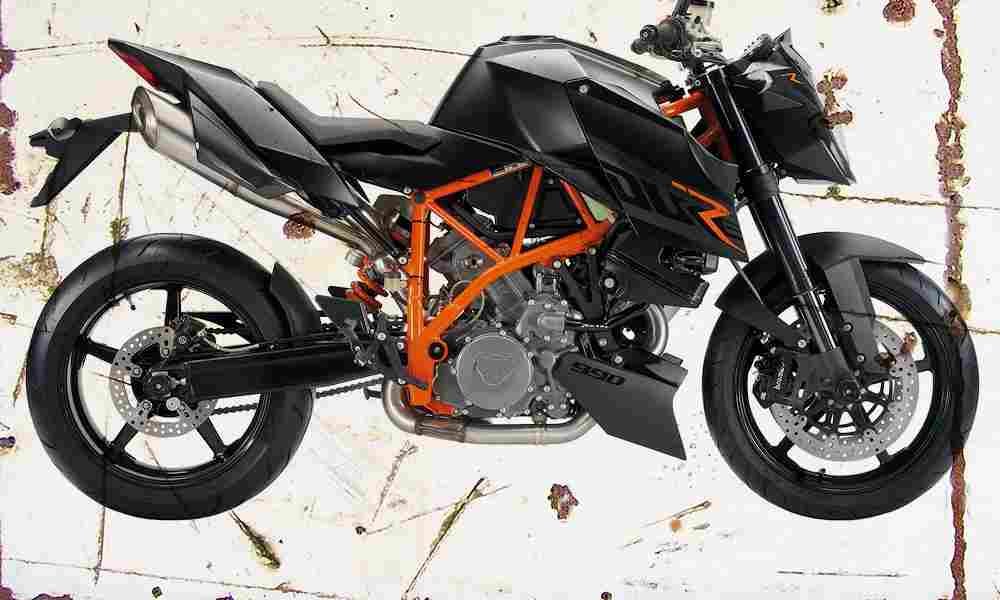 KTM 990 SuperDukeR 2007 Aged Vintage A4 Photo Print