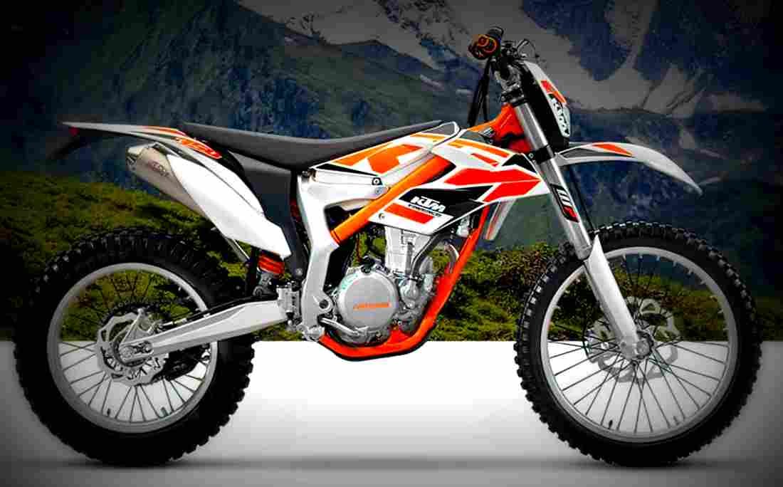 KTM Freeride 350 2017 2 motorbike A4 Photo Print