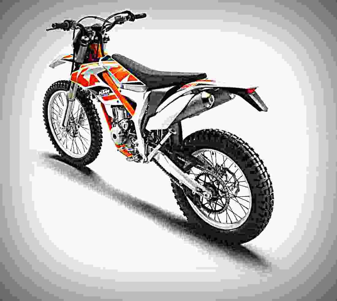 KTM Freeride 350 2017 3 motorbike A4 Photo Print