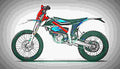KTM Freeride E XC 2017 1 motorbike A4 Photo Print