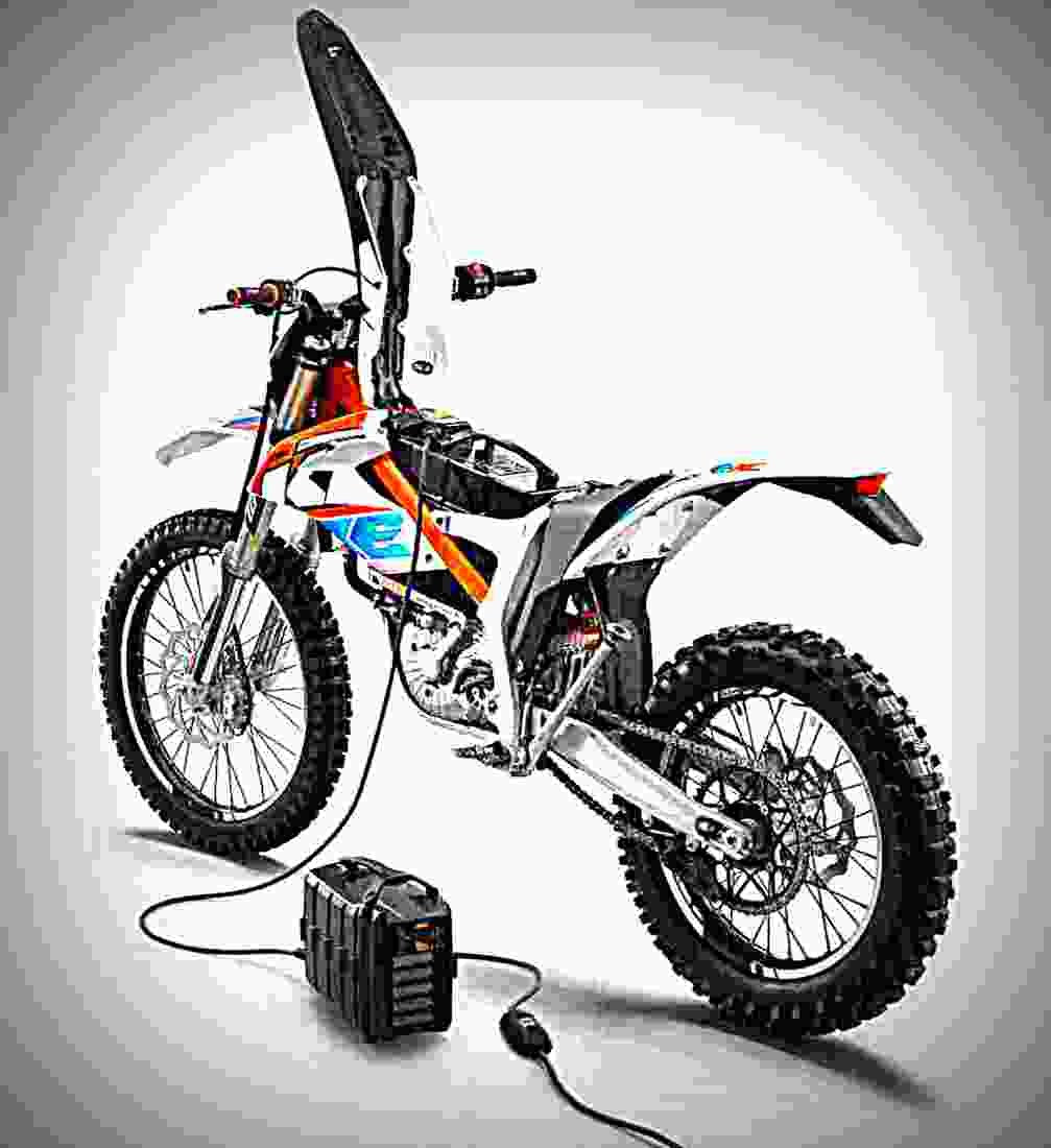 KTM Freeride E XC 2017 2 motorbike A4 Photo Print