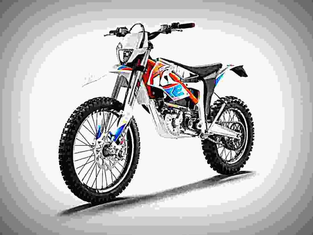 KTM Freeride E XC 2017 4 motorbike A4 Photo Print
