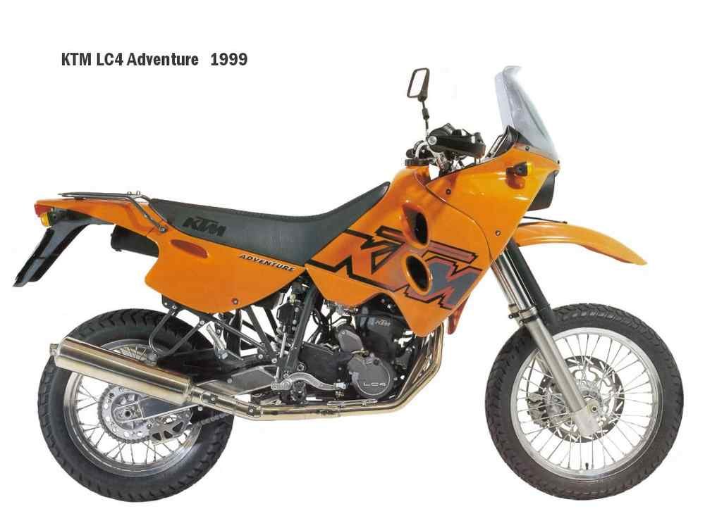 KTM LC4 Adventure 1999 motorbike A4 Photo Print