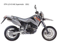 KTM LC4 E640 Supermoto 2001 motorbike A4 Photo Print