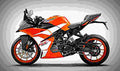 KTM RC 125 2017 2 motorbike A4 Photo Print