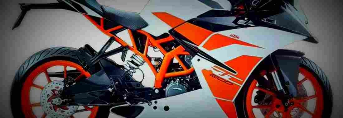 KTM RC 200 2017 1 825x284 motorbike A4 Photo Print