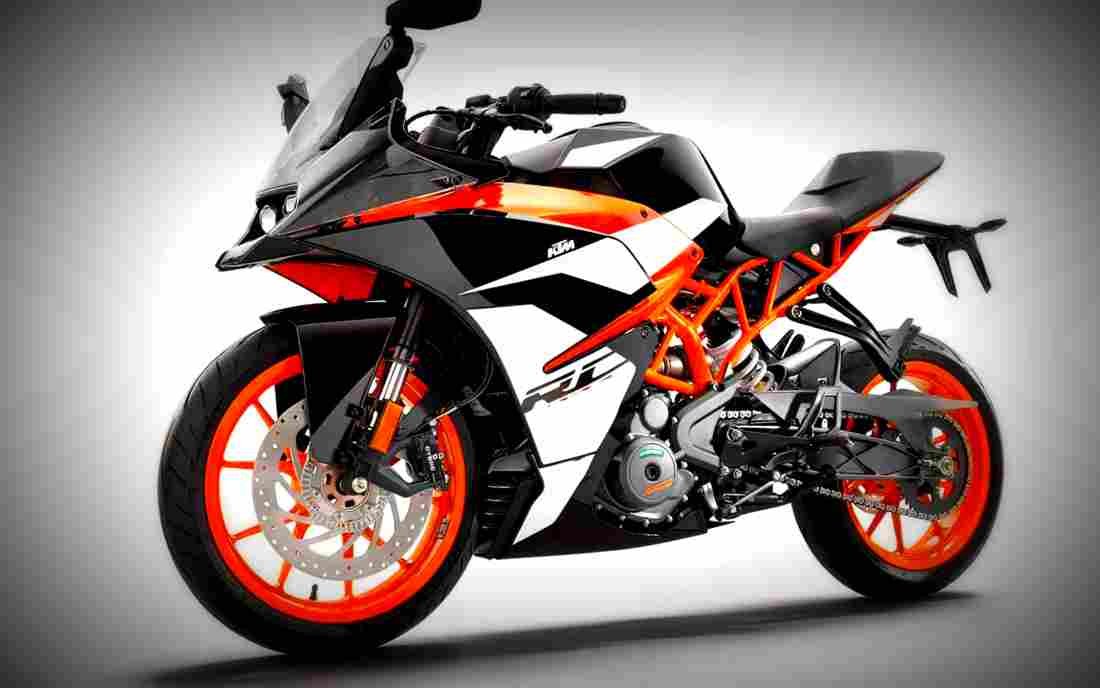 KTM RC 200 2017 3 motorbike A4 Photo Print