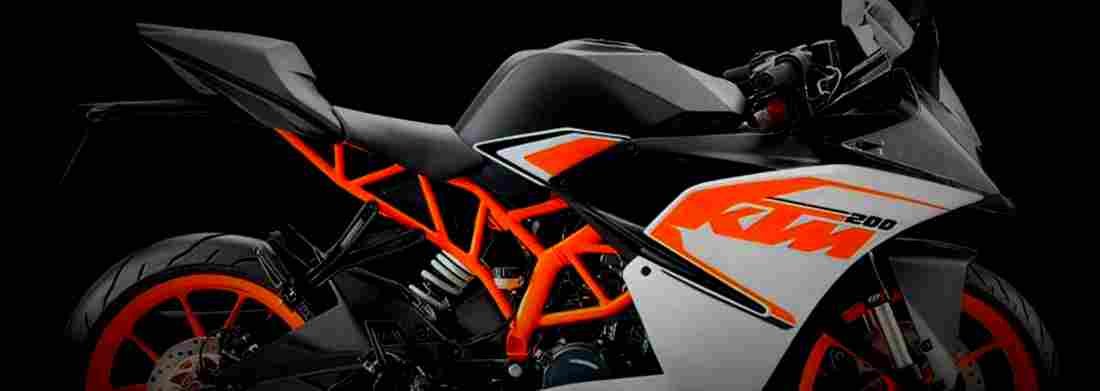 KTM RC 200 2018 1 800x284 motorbike A4 Photo Print