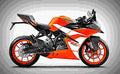 KTM RC 250 2017 2 motorbike A4 Photo Print
