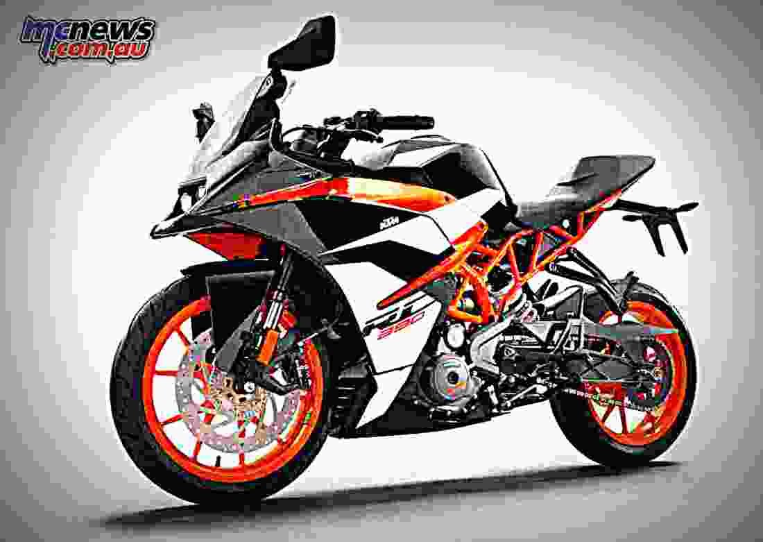 KTM RC 390 2017 1 motorbike A4 Photo Print