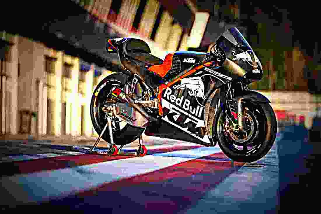 KTM RC16 2017 2 motorbike A4 Photo Print