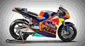 KTM RC16 2017 4 motorbike A4 Photo Print