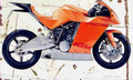 KTM RC8 2004 Aged Vintage A4 Photo Print