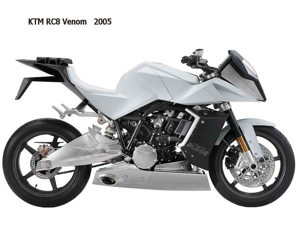 KTM RC8 Venom 2005 motorbike A4 Photo Print