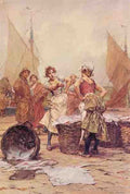 Kaemmerer Frederik Hendrik The Fishwives A4 Photo Print